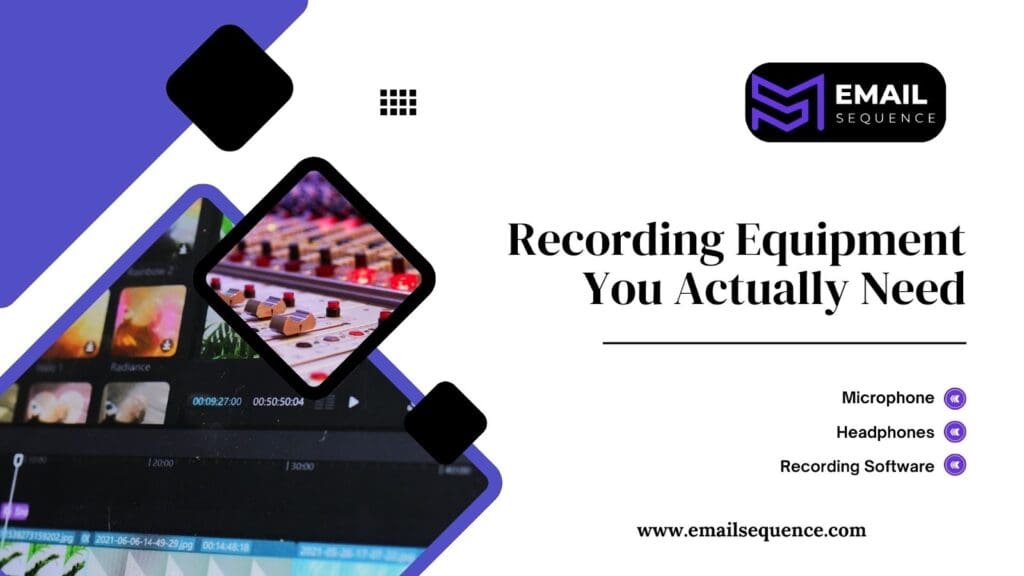 Step 5: Recording Equipment You Actually Need